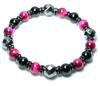 Good Money Work Power Stone Pink Tiger Onyx 64 Facet Good Comes with Original Drawstring Bag Luck, Luck, Luck, Love, Women's Bracelet, Eye, Hematite,
