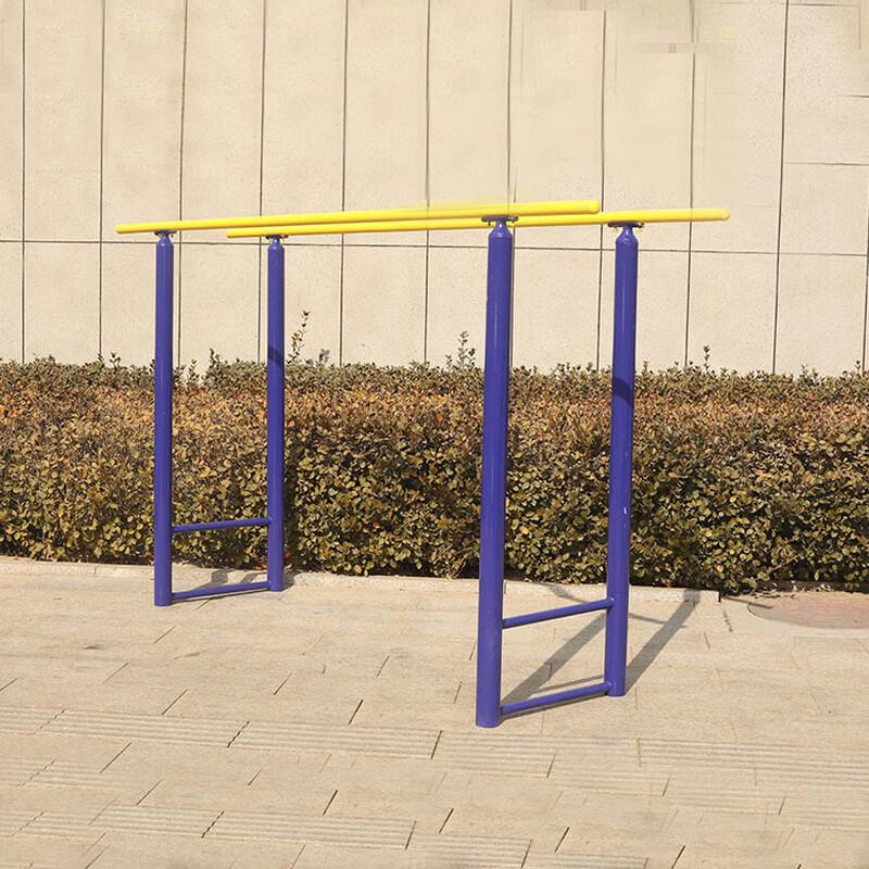 Outdoor Fitness Triple Horizontal Bar & Stall Bars