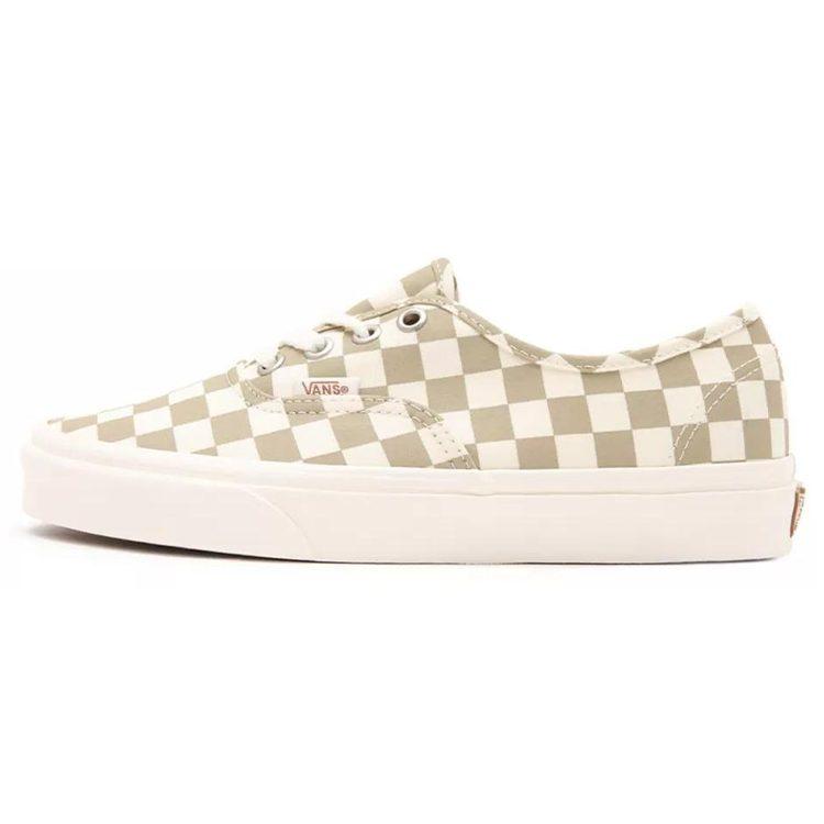 Vans Оригинальные износостойкие нескользящие низкие повседневные кеды для скейтбординга Бело-коричневая сетка 'Белый Коричневый' VN0A5HZS9FO