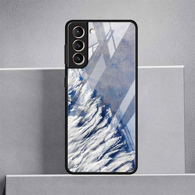 Роскошный стеклянный чехол с мраморным узором для Samsung Galaxy S22 S20 FE S21 Plus, чехол для телефона S10 5G S9 Note 20 Ultra 10 Lite Shell