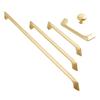 Brass Gold Finish Drawer Handles Luxury Style Kitchen Handles  For Kitchen Cabinets