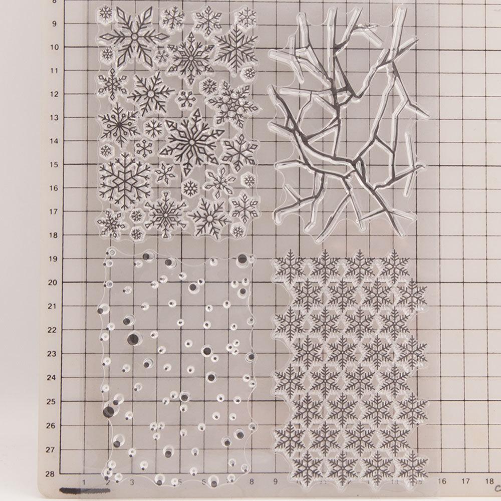 Christmas Home Transparent Silicone Clear Stamps DIY Scrapbooking Album Paper Card Flower Animals Greeting Word Letter