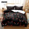 Cartoon ChildrenS Cat Bedding Collection Duvet Cover Collection 3D Bedding Digital Printing With Bed Linen Queen Size Bedding Collection Fashion De