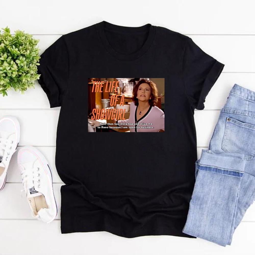 In My Showgirl Era TShirt The Showgirl Life 2025 New Album Tshirt Emily Gilmore Showgirl Quote Shirt Women Graphic T Shirts