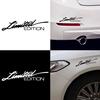 Limited Edition Letter Car Stickers Removable Body Bumper Decal Stickers Auto Accessories