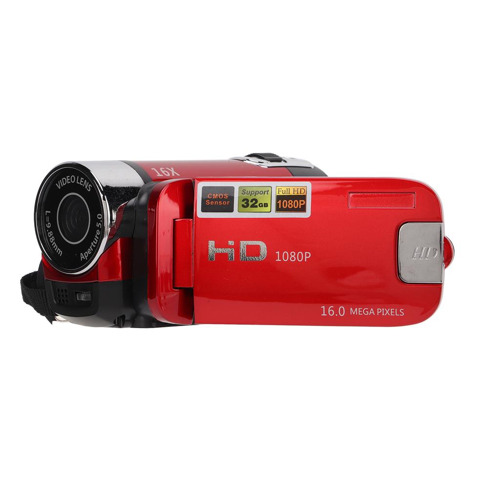 Video Camera Camcorder Full HD Camera Recorder 270 Degrees Rotation 2.7 Inch Color Screen 16X Zoom Digital