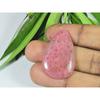21X36X05MM Natural Red Rhodonite Quartz Pear Cabochon Loose Gemstone SK-3750