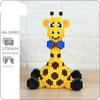16083 Animal World Yellow Giraffe Sit Pet 3D Model DIY Mini Diamond Blocks Bricks Building Toy for Children No Box
