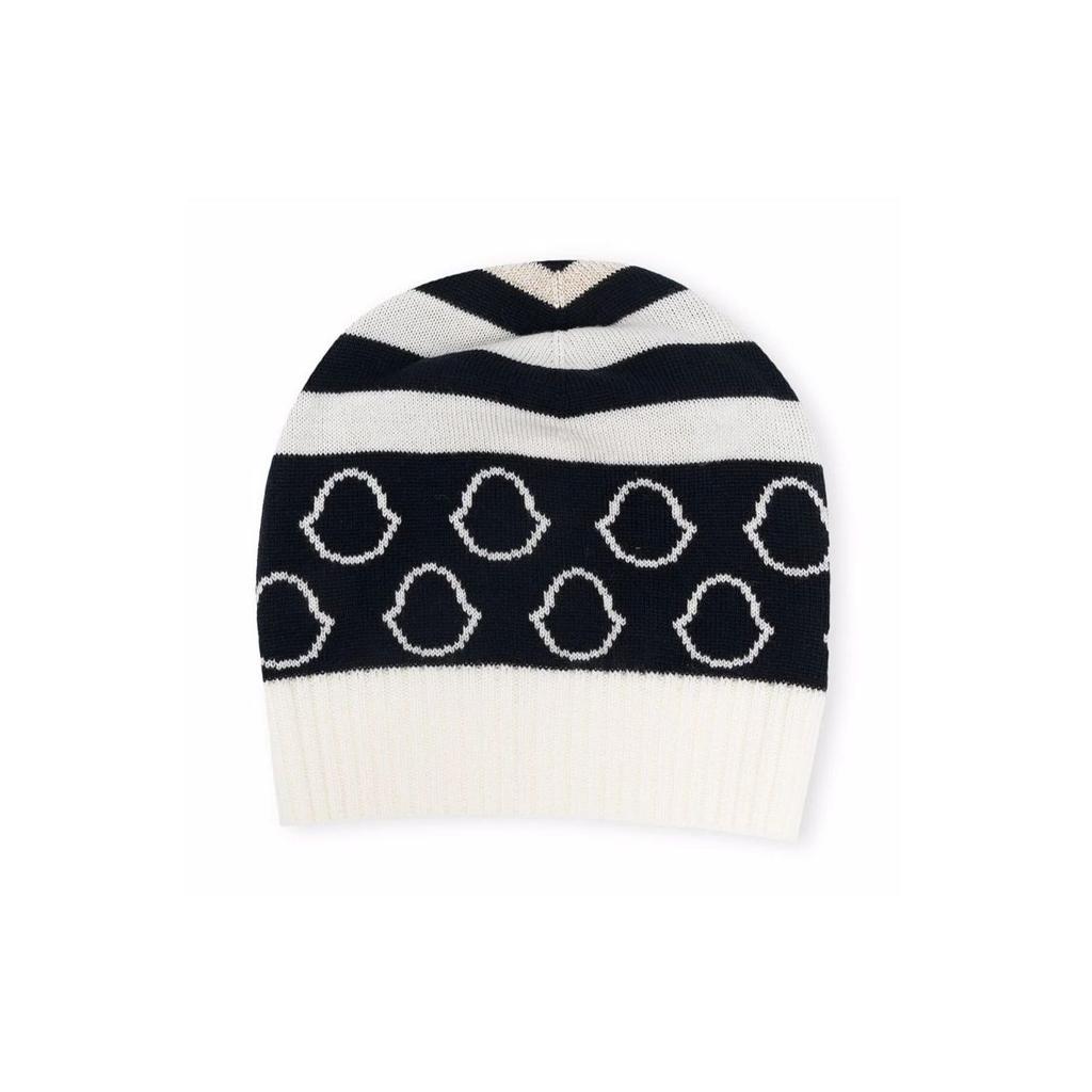 Moncler Вязаная шапка с логотипом Детские шапки Белый G29549Z72910A9634