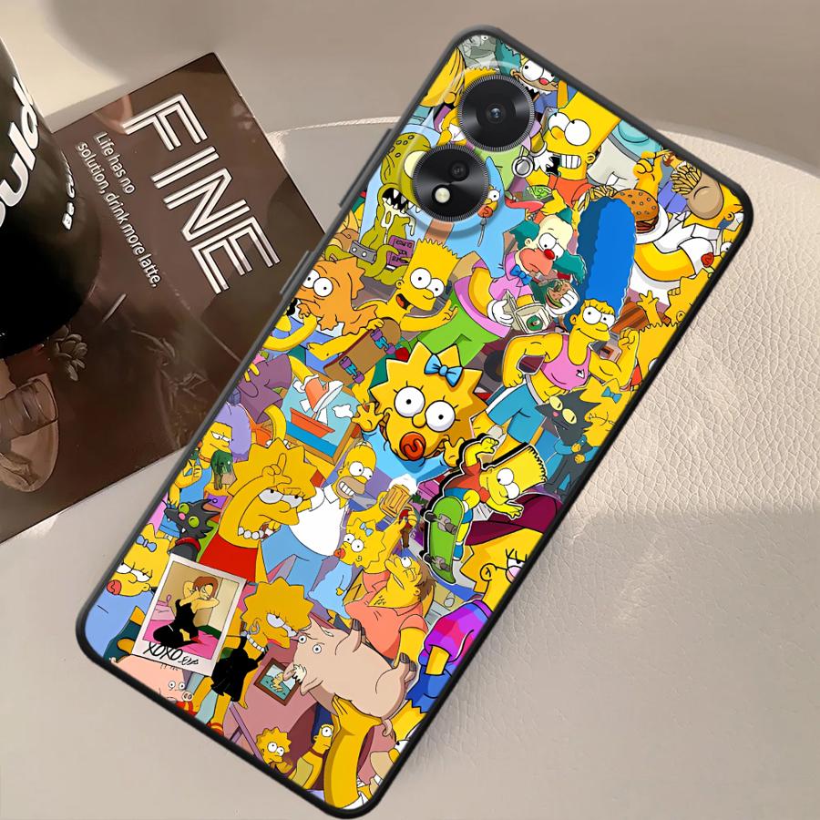 Phone Cover Case for Oppo A53 A12 A36 A18 A31 A72 A16 A33 A71 A11 A37 A54 A9 A38 A17 A32 A73 A15 A32 A52 The S-simpsons