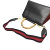 GUCCI leather 2 way bag Handbag leather black Women 459076 Used
