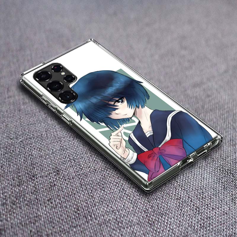 Чехол для телефона Urabe Mikoto для Samsung Galaxy S24 S23 S21 S20 FE S22 S26 Ultra S25 Edge S10 Plus Прозрачный ТПУ Чехол Оболочка Coque S