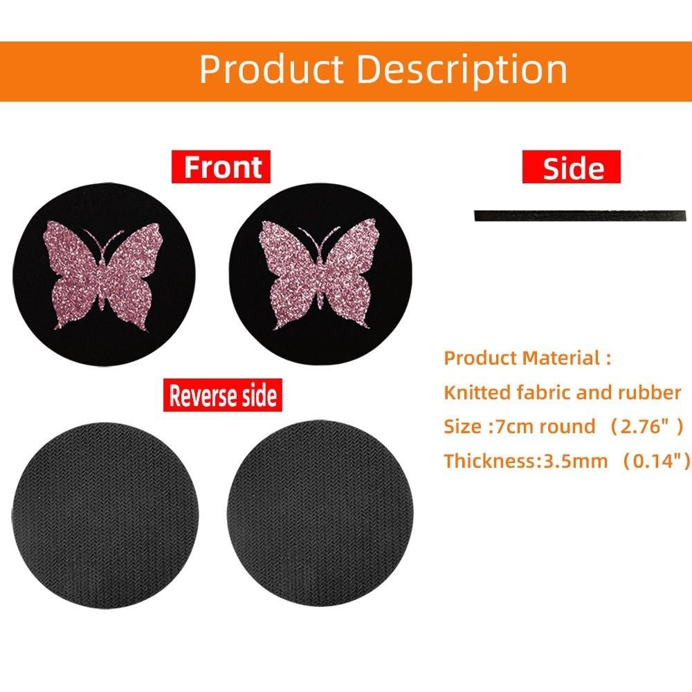 Anti-Slip Car Cup Coasters TPU Material Rhinestone Cup Holder for Car Interiors