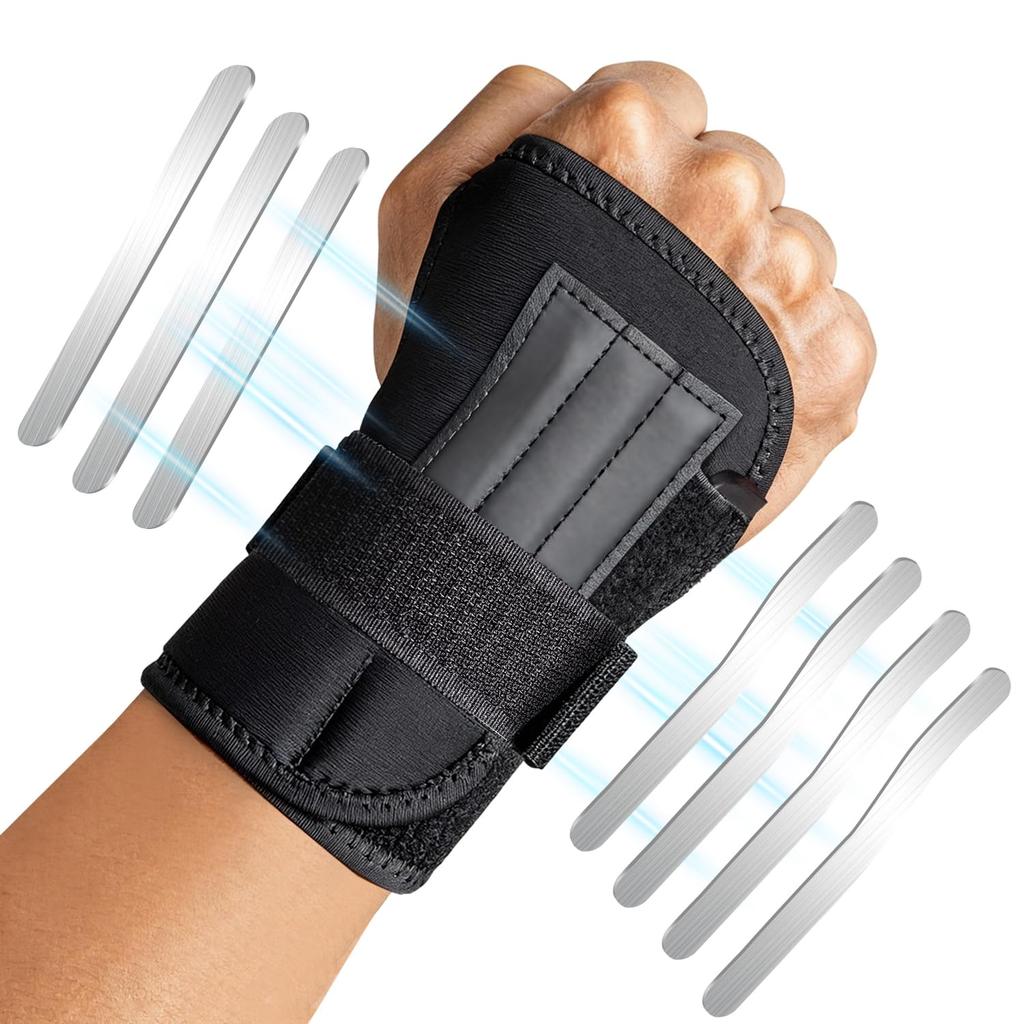 Support with 7 Wrist Support for Sturdy Conforms to the Curvature of the Reduces Wrist Designed to Reduce Thumb Unisex Wrist [Strong Splints]