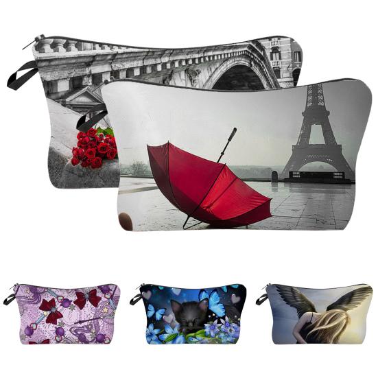 Популярная портативная сумка-карандаш с квадратным узором для девочек