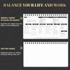 Weekly Planner 2026 - Spiral Bound, 11.2'' x 6.3'', Undated Daily Productive Weekly Planner, 55 Weeks
