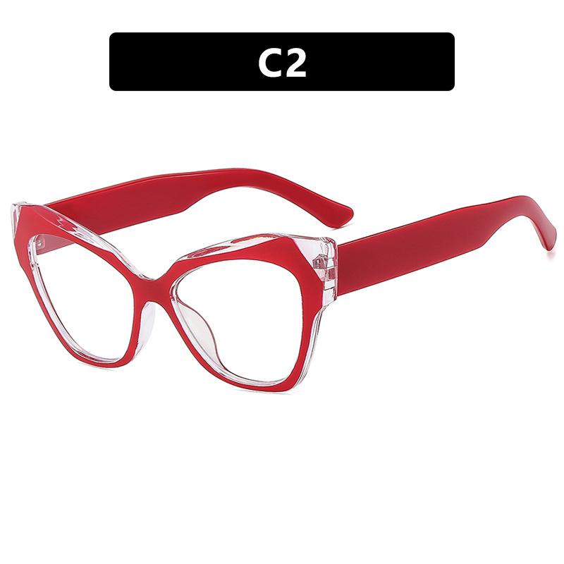 Модные плоские очки «кошачий глаз» с защитой от синего света и металлическими шарнирами для женщин, очки для защиты глаз, которые носят в рабочее время