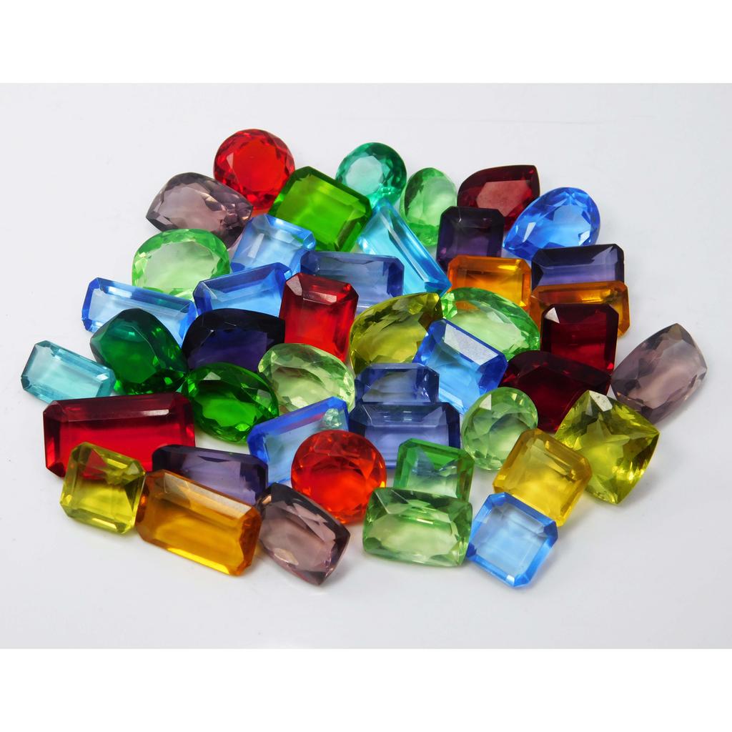 A+ Quality 50 Ct Natural Topaz Mix Shape & Color Loose Gemstone Lot