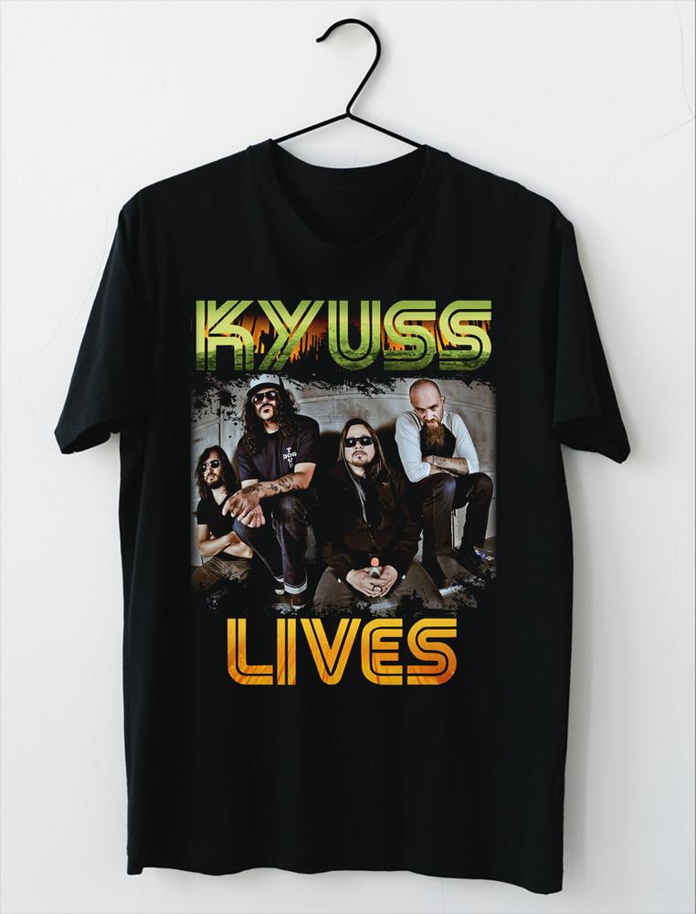 NEW Kyuss lives Short Sleeve Cotton Black All Size PP215 Unisex T-Shirt