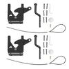 2pcs Carbon Steel Self Locking Gate Latch Durable Heavy Duty Gate Latch Fence Gate Latch  Outdoor