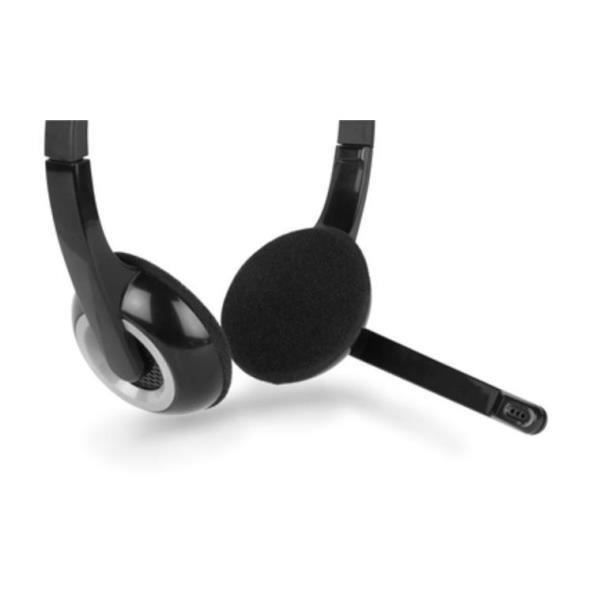 Cuffie avec micro - HAMLET - USB - Noir - 180 cm - 108 dB