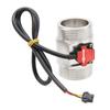 1.25-inch Water- Flow Sensor Flowmeter Hall Flow Sensor Water Control Stainless Steel 5-24VDC Used for Water Heater Farm