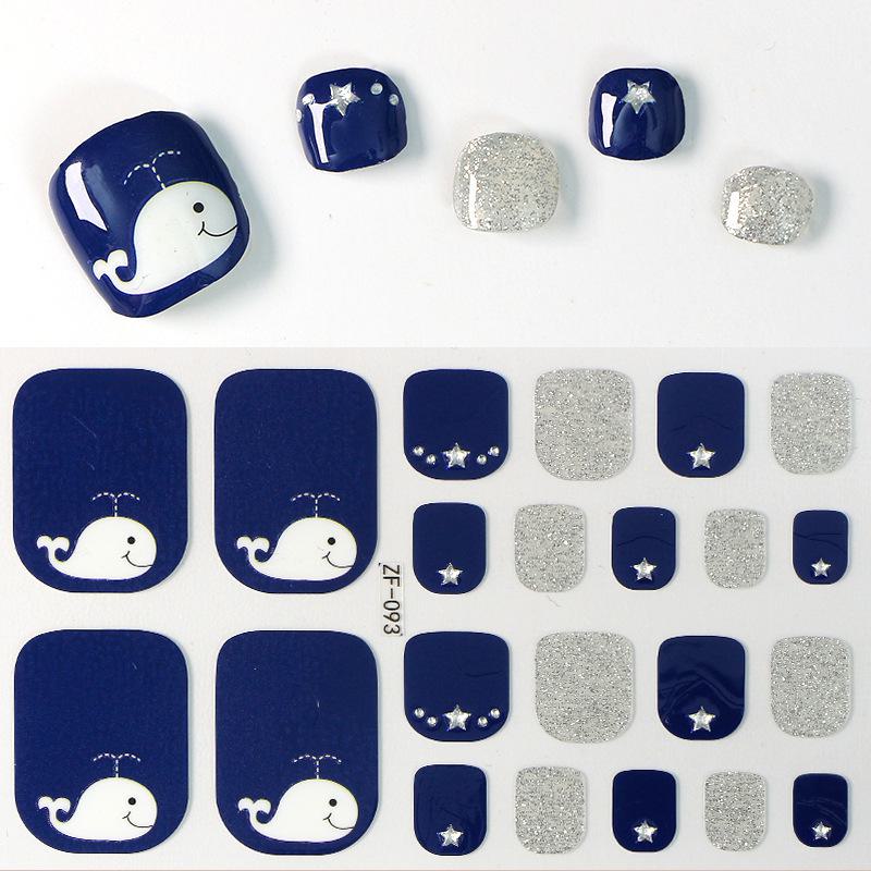 Наклейки на ногти с 3D-ромбовидным узором: Водостойкий, долговечный, отбеливающий для ног