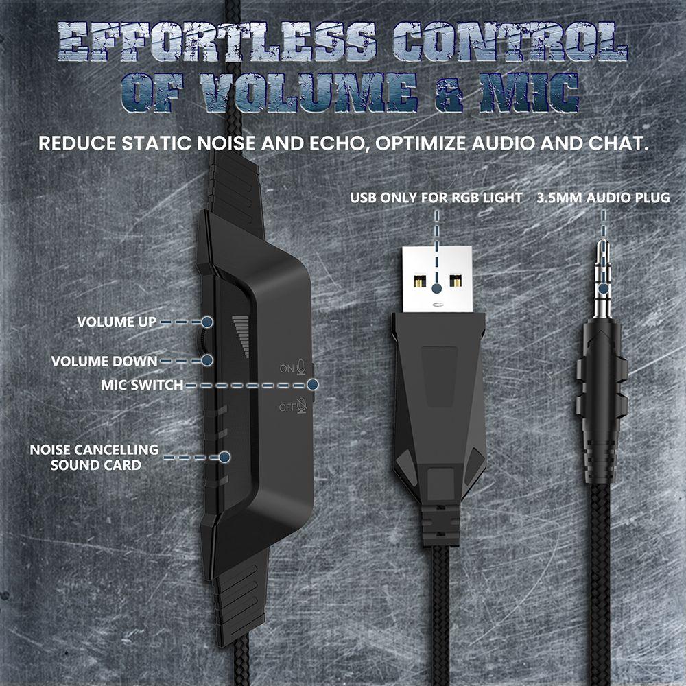 Проводные наушники ONIKUMA K10 Игровая гарнитура