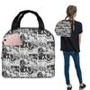 Insulated Lunch Bag Maneskin Band Rock Musical для Женщин Детей Термосумка для Ланча с Герметичными Контейнерами Сумка-тоут