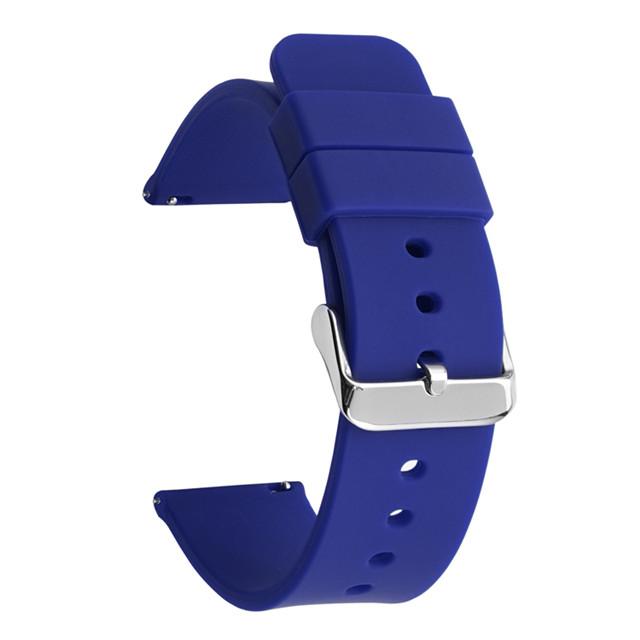 Silicone Watchband Strap Quick Release Band 12mm 14mm 16mm 18mm 19mm 20mm 21mm 22mm 24mm Universal Wristband Belt Accessories