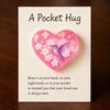 Pocket Hug Hummingbird Mini Pocket Hug Heart Cute Hummingbird Ornament with Encouragement Card Keepsake