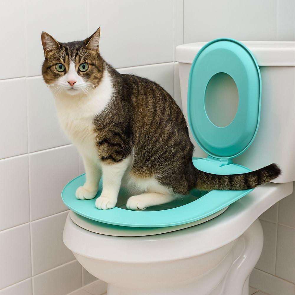 Многоразовый кошачий лоток Устойчивый тренажер для гигиены питомца Практичный тренажер для кошачьего туалета Бытовой