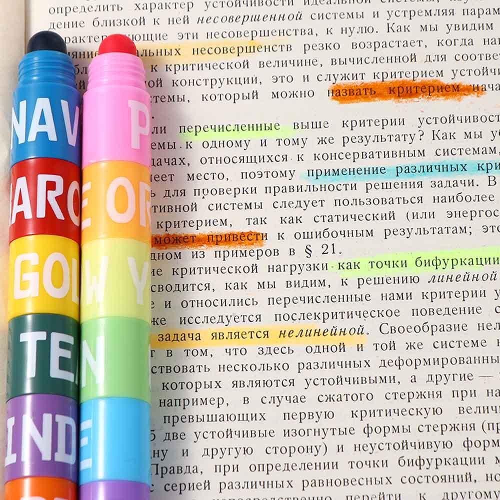 Supplies Crayon Colorful Painting Pens Color Pen Highlighter Marker Pen Solid Fluorescent Pen