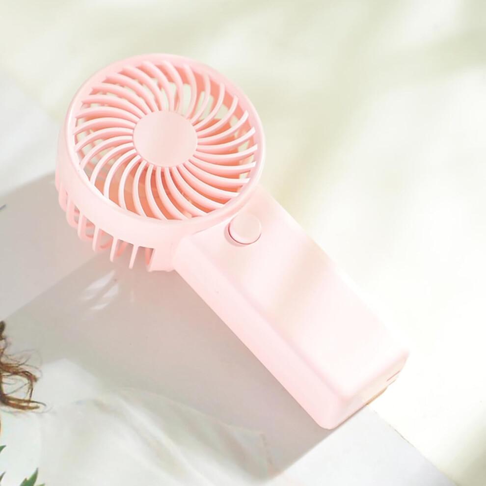 Portable Handheld Fan AM4 Battery Operated Pocket Fan Outdoor Indoor Activity For Women Travelling Outdoor Kids Portable Cooling White