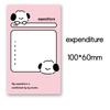 100 Sheets/pc Cartoon Memo Pad Sticky Note To Do List Check List Planner Notepad for Staff Students Stationery Journaling