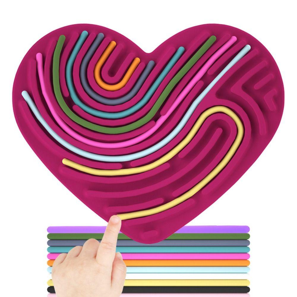 Calming Silicone Sensory Board Relax Decompression Toys Gift Calm Down Toy  Kids