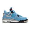 Детские кроссовки Air Jordan 4 Retro GS University Blue Tech-серый белый черный 408452-400