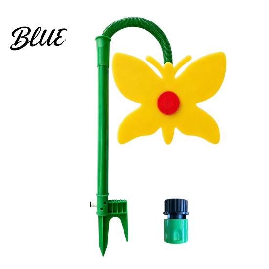 Yard Watering Sprinkler Crazy Butterfly Lawn Sprinkler Dancing Garden Funny 360-Degree Rotating Faucet Connection for Watering Dogs Kids Outdoor