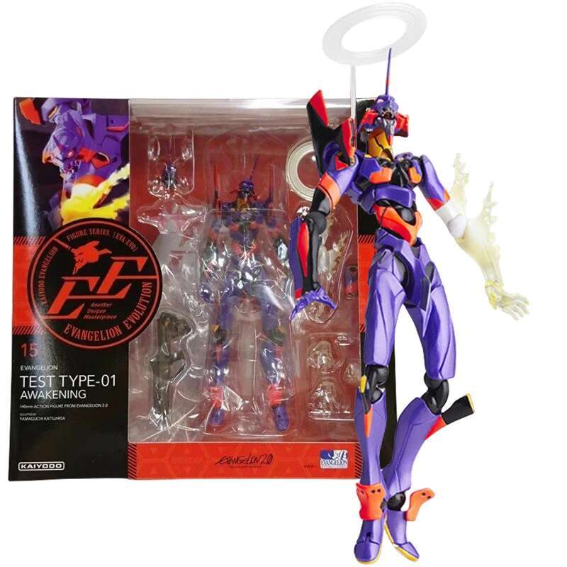 EVA AMAZING YAMAGUCHI EVANGELION EVANGELION-01 Пробуждение KAIYODO Super Evagelion EVA01 Фигурки Робот Меха Игрушка Подарок