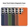 Оригинальный тканевый чехол Techwoven для Samsung Galaxy S26 S25 S24 Ultra с поддержкой MagSafe, магнитный, мягкий, противоударный, матовая задняя крышка
