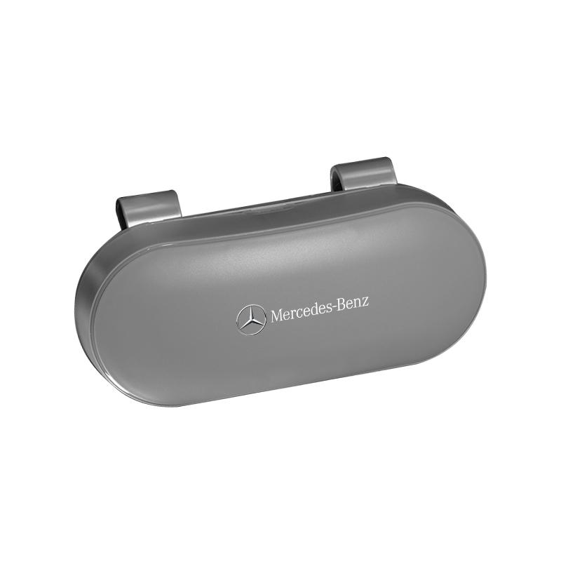 Car Sun Visor Sunglasses Glasses Case Storage Clip Box Tire Valve For For Mercedes Benz AMG W203 W206 W220 W205 W211 W212 W201 CA1