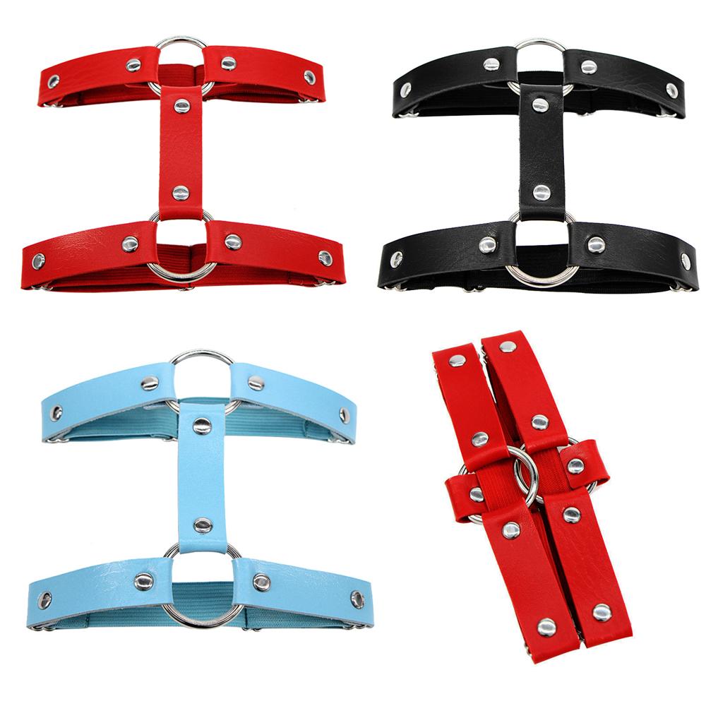 Эластичное Ночное Белье Кожаный Готический Набедренный Ремень-Подвязка Кольцо на Бедро Подвязки