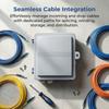 12 Core Fiber Optical Terminal Box Waterproof Distribution Enclosure  Telecommunication Networks