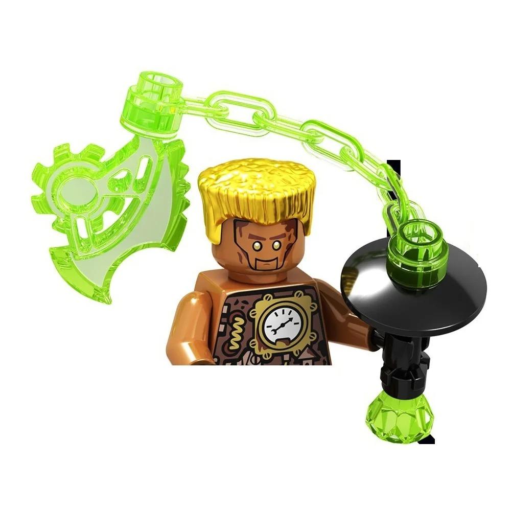 Набор Ниндзя Конструктор Драконы Огненного Леса Запретная Пятерка Мини Фигурки Игрушки