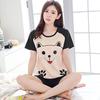 Women's Pajama Set Pajamas Short Sleeve Top Shorts 2pcs/set