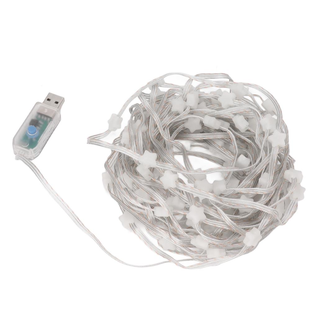 LED Curtain String Lights Remote Control 100 Lamp Beads 16 Colors Decorative String Lights for Wedding Bedroom