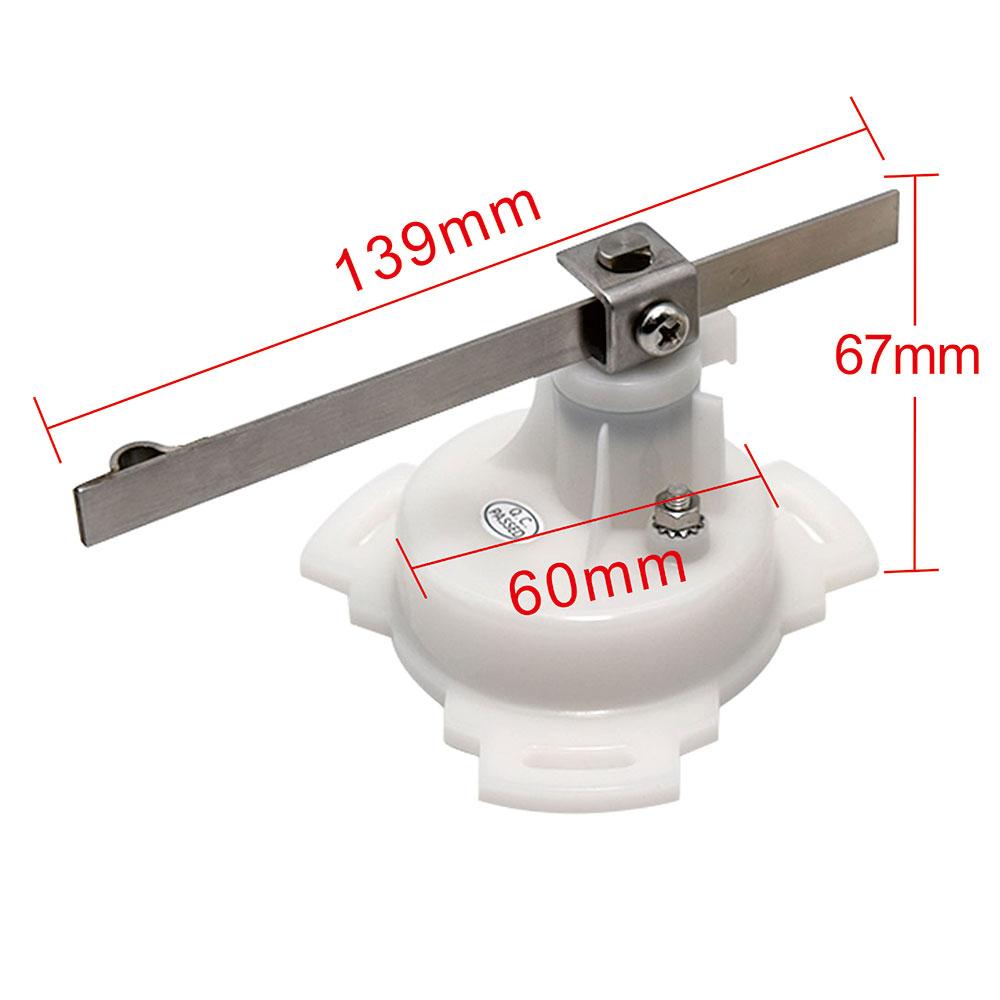 52mm Marine Trim Gauge Waterproof Trim Gauge UP-DN with Red Backlight for Auto Motor Parts Yacht 9-32V Car Accessories