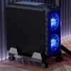 Computer Tower Stand CPU Gamers Gifts Under Desk Multifunctional with 4 Rolling Caster Wheels