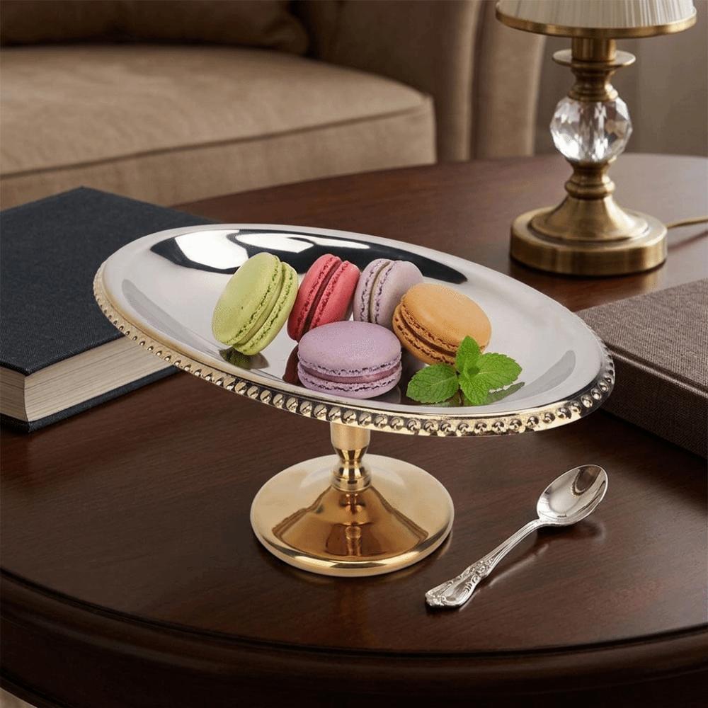 Polished Dessert Bowl Rustless Steel Sweet Treat Container Pudding Cup Table Decoration