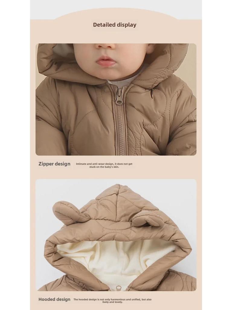 Индивидуальные стеганые детские комбинезоны из хлопка на осень/зиму